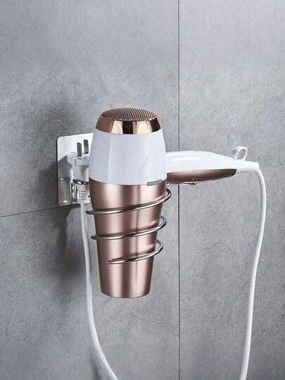 Giá treo máy sấy tóc bằng thép không gỉ, không cần khoan, gắn tường, chịu tải trọng cao, phù hợp cho salon, nhà ở, ký túc xá, phòng tắm, giá treo máy sấy đa năng, dễ dàng lắp đặt mà không làm hỏng tường, giúp cất giữ gọn gàng, là món quà tân gia hoặc quà tặng ngày lễ thiết thực.