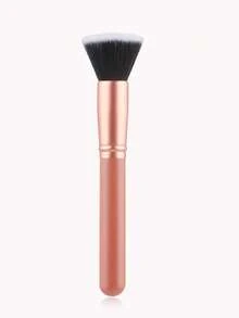 3pcs/6pcs Pink Foundation Brushes, Flat Head, Round Head, Angled Head, For BB Cream, Foundation, Contouring, Makeup Tools - Multicolor - View 10