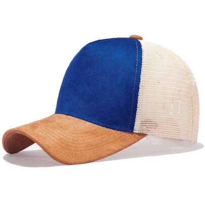 新款撞色网眼帽，男女通用休闲百搭款，适合户外运动、徒步、远足、旅行，必备棒球帽，卡车帽，尺码可调节，四季皆宜。