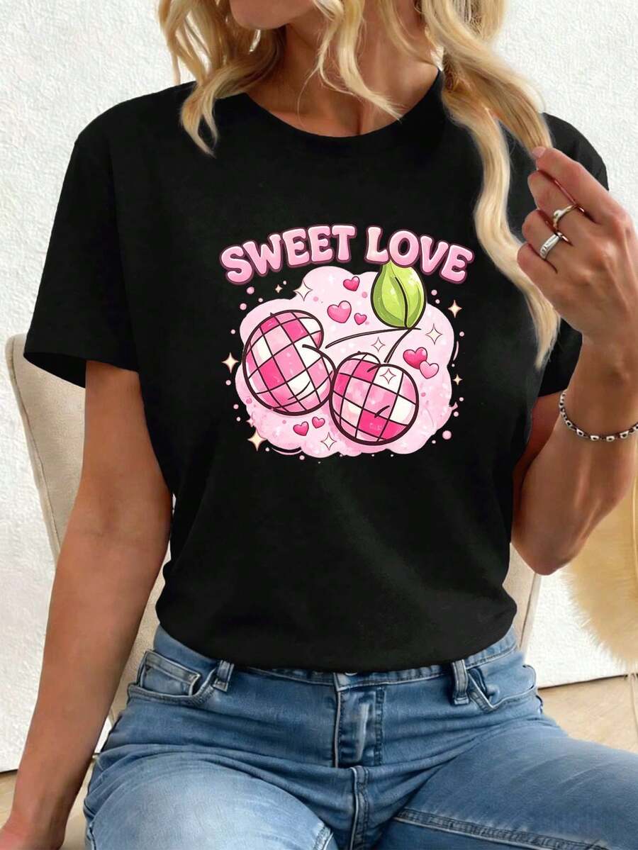 Women T-Shirts - Black - View 1