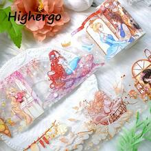 1 Pack 78.74 Inch/Roll Dreamy Princess Star Girl Magnetic Stickers, Decorative Fairy Tale Stickers Suitable For Scrapbooking, Magazines, Stationery - Multicolor - View 2