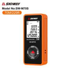 SNDWAY Portable High-Precision Digital Laser Distance Meter 50m/70m/105m Mini Laser Rangefinder 99 Sets Data Storage - A - 查看 12