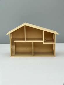 Casa de modelo en miniatura, marco de casa de modelo mini, pequeña habitación divertida y decorable (decoraciones no incluidas) herramienta de renovación de simulación DIY - casa modelo - Ver 8