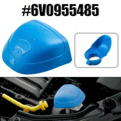 Car Wiper Washer Fluid Reservoir Tank Bottle Cover Cap Lid For Audi Anti Funnel Cover For VW 6V0955485 6V0 955 485