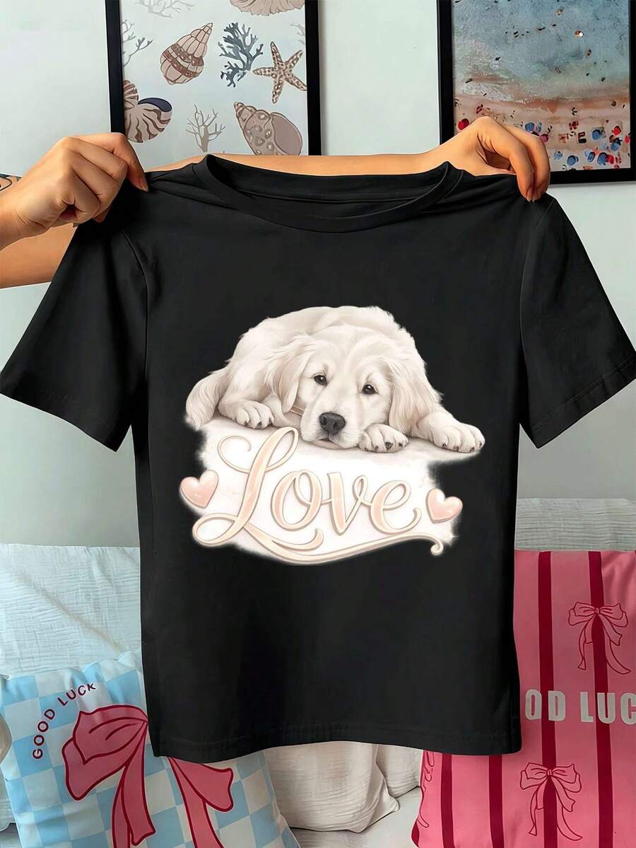 Women T-Shirts - Black - View 1