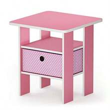 FURINNO Andrey - con cajón Basura 1 Unidad Color Rosa Claro - Rosado/rosado claro - Ver 6
