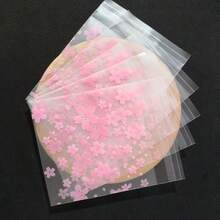 50/100个雏菊图案塑料包装袋，透明自粘糖果袋，适用于派对礼品和礼品包装 - 彩色 - 查看 7