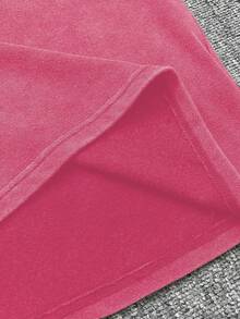 Simple-Retro Dark Men's Wash Water Worn Sleeveless Torn Vest - Pink - View 4