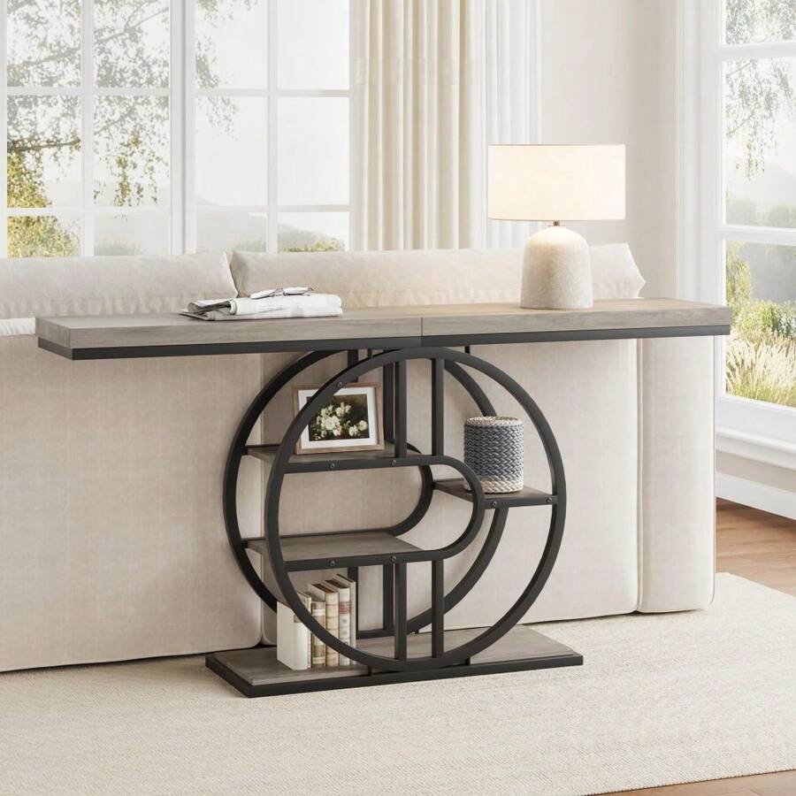Sofa & Console Tables - Gray - View 1