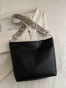 2026 Summer New Fashion Handbag, Shoulder Bag, Tote Bag, High-Quality Bucket Bag Women OIYJ - 黑色 2 - 查看 4