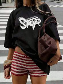 Women T-Shirts - Black - View 11