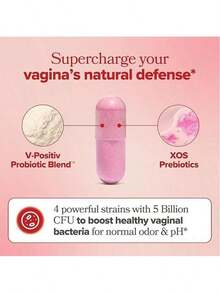 O Positiv Women's Probiotics- Health Supplements For Women PH Balance-60 Caps - 60 viên nang - Xem 3