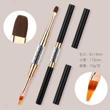1 cọ vẽ móng acrylic, bút khắc gel UV, bút vẽ bột lỏng, bút vẽ 3D nghệ thuật móng tay, dụng cụ làm móng. - Màu xanh nhạt - Xem 4