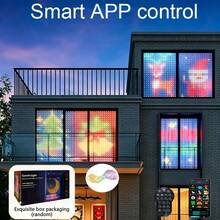Smart LED String Lights With Music Sync, Custom Patterns, And IP44 Waterproof Rating For Festive And Home Decor - Magical Curtain Lights - View 2