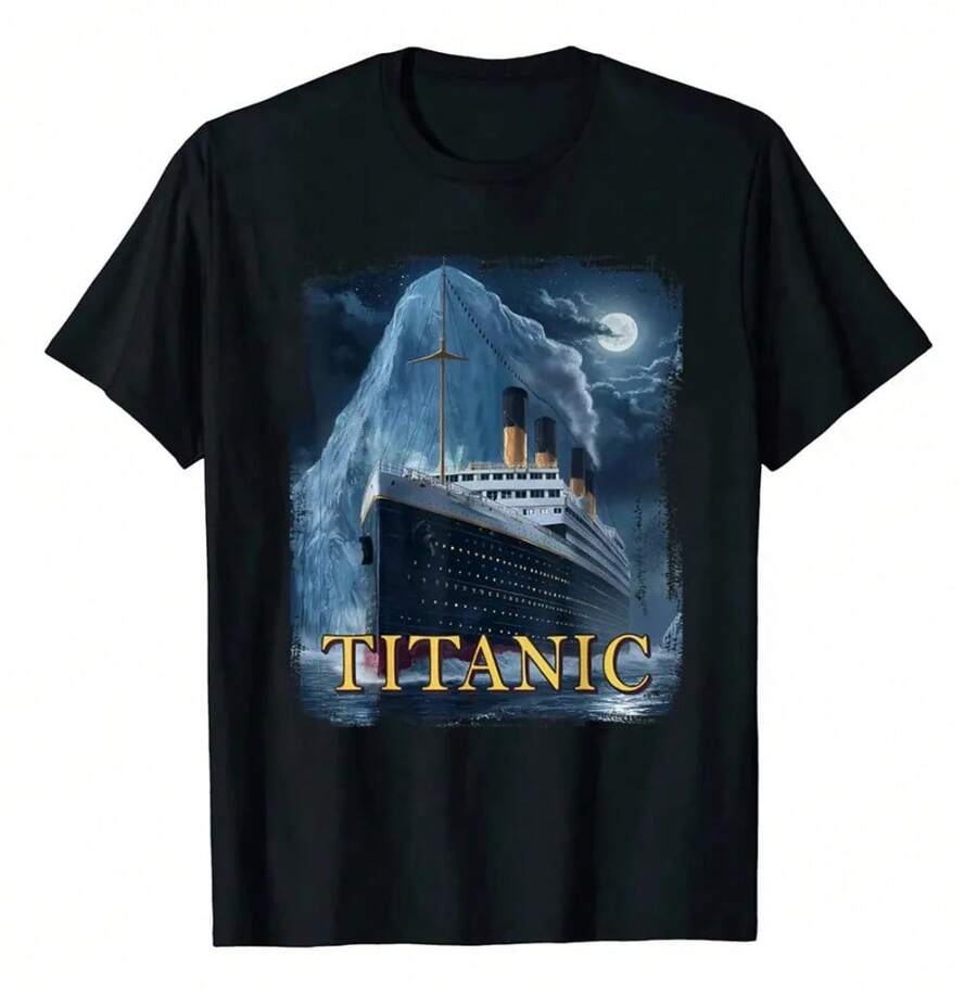 Divertidas Camisetas Con Estampado Del Crucero Para - Negro - Ver 1