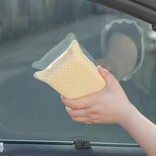 Extra Large Car Washing Sponge, Double-Sided Plush Strong Water Absorption Cleaning, Dedicated Glass Cleaning Defogging Sponge Block - Multicolor - View 7