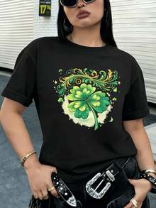 Women T-Shirts - Black - View 2