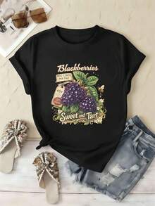 Women T-Shirts - Black - View 2