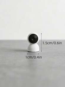 Mô hình camera giám sát thu nhỏ tỷ lệ 1:12, vật trang trí an ninh để bàn cho nhà búp bê, đạo cụ chụp ảnh tiểu cảnh, phụ kiện công nghệ cho nhà cổ tích, đồ nội thất công nghệ cho nhà mô hình. - Camera máy tính để bàn - Xem 6