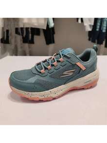 Skechers 女士户外厚底跑步鞋，防护性强，耐磨，减震，休闲运动鞋 - 薄荷綠 - 查看 5