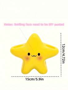 4-In-1 Cute Star Plastic Toothbrush Toothpaste Holder | Durable Plastic Material, Multi-Functional Design, Suitable For Bathroom, Office And Travel Use; Ideal Bathroom Decor And Home Decor - Multicolor - View 10