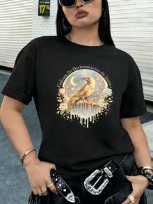 Women T-Shirts - Black - View 2