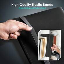 Trading Cards Album Folder 360 Pockets Card Binder Holder Game Card Sleeves Case - Black - View 2