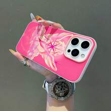 Querubines rosas, estrellas, nubes, estética onírica.funda de teléfono Fundas compatibles con ,Apple,VIVO,OPPO,,, y Honor.Fabricadas en silicona TPU,ofrecen protección contra golpes y caídas. - Rosa - Ver 2