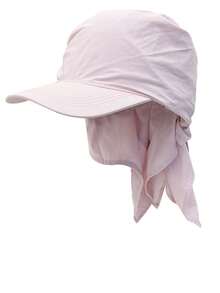 Street 1pc Unisex Quick-Dry Colorblock Cap With Letter Embroidery And Neck Protection, Outdoor Sports Sun Hat For Hiking, Cycling, Casual Wear, Beach Vacation - Style 2 - View 11