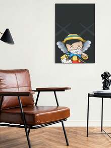 Kawss Kawaii Kaw Canvas Poster Cover With Decoration. A Perfect Choice For New Year's, Thanksgiving And Christmas And Also A Perfect Work Of Art For Decorating Rooms Kitchens Living Rooms Halloween Bathrooms Homes Walls And Bedrooms - 無框 - 查看 5