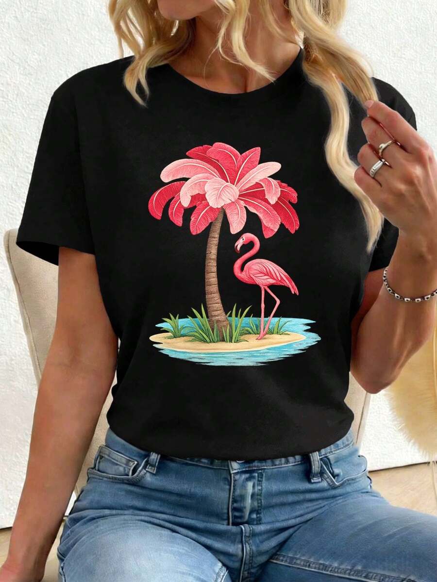 Women T-Shirts - Black - View 1