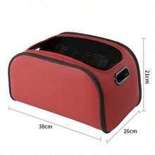 1 pieza Caja de almacenamiento multifuncional para el maletero, organizador impermeable de gran capacidad, útil para autocaravana y camping, mantiene el interior del coche ordenado y mejora el estado de ánimo - multicolor - Ver 12