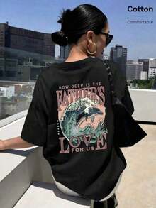 Women T-Shirts - Black - View 7