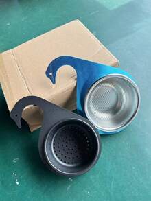 2件套（201不锈钢）厨房水槽沥水篮，带可拆卸颗粒过滤器 - 悬挂式沥水架，无食物残渣，易于清洁 - 可用洗碗机清洗，节省空间 - 适用于标准水槽 - 厨房水槽配件，收纳篮，紧凑型收纳，经久耐用，带碎屑过滤器，专为爱干净人士设计 - 查看 11