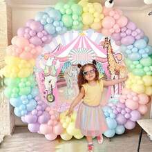 Fondo de circo rosa para niña, decoraciones de cumpleaños de carnaval pastel, carpa grande de circo, noria, animales de circo, fondo de fiesta de baby shower dulce, mesa de postres, banner, accesorios para cabina fotográfica, 7x5ft, decoración del hogar, decoración de habitación, decoración de pared, fondo de cumpleaños, fondo de fiesta, colgante de pared, fondo de cabina fotográfica, tapiz de cumpleaños, tapiz decorativo, fondo de celebración, fondo de graduación, fondo de boda, fondo de vacaciones, fondo fotográfico, decoraciones de fiesta, suministros de fondo, e ideas de regalo. - Multicolor - Ver 5