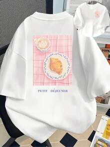 Women T-Shirts - [White] - View 2