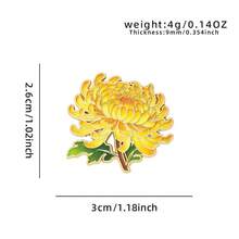 花朵珐琅胸针 时尚装饰胸针 衣领徽章 包包徽章 珠宝礼品 - 彩色 - 查看 13