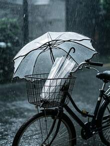 高級極簡透明雨傘 防刮表面 折疊雨傘 男女通用 時尚透明雨傘 街頭風格 雨天使用 確保安全與風格 耐風 輕巧可折疊設計 家用旅行配件 - 多款 - 查看 5