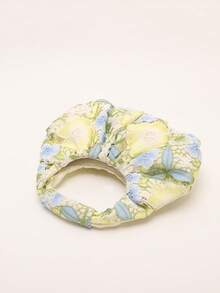 Bolso de mano para mujer, novedad de primavera 2024, de una sola pieza, de color sólido, con perlas sintéticas brillantes, diseño de nube en PU, moderno y con costuras concisas. - Verde 3 - Ver 7