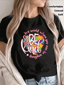 Women T-Shirts - Black - View 1