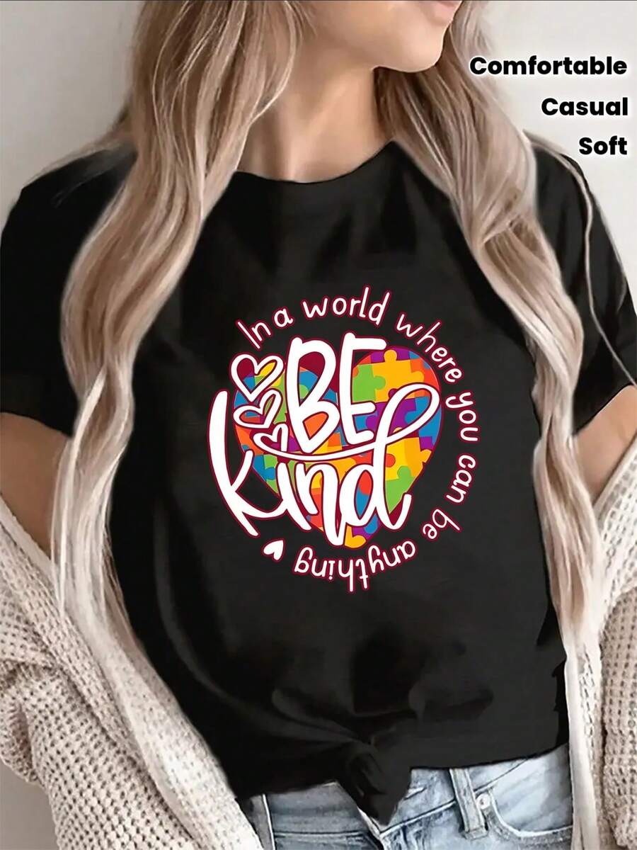 Women T-Shirts - Black - View 1