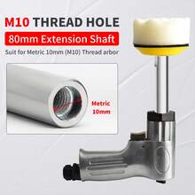 Bộ 3 trục nối dài máy mài góc, lỗ ren M10, trục nối dài 80mm bằng thép không gỉ, trục nối dài xoay cho máy mài góc loại 100. - Nhiều màu - Xem 3