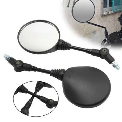 Gương chiếu hậu xe máy đa năng 10mm, gương chiếu cạnh bên, gương chiếu hậu cho xe ATV Suzuki, phụ kiện xe địa hình.