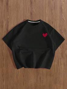 Men T-Shirts - 黑色 - 查看 3