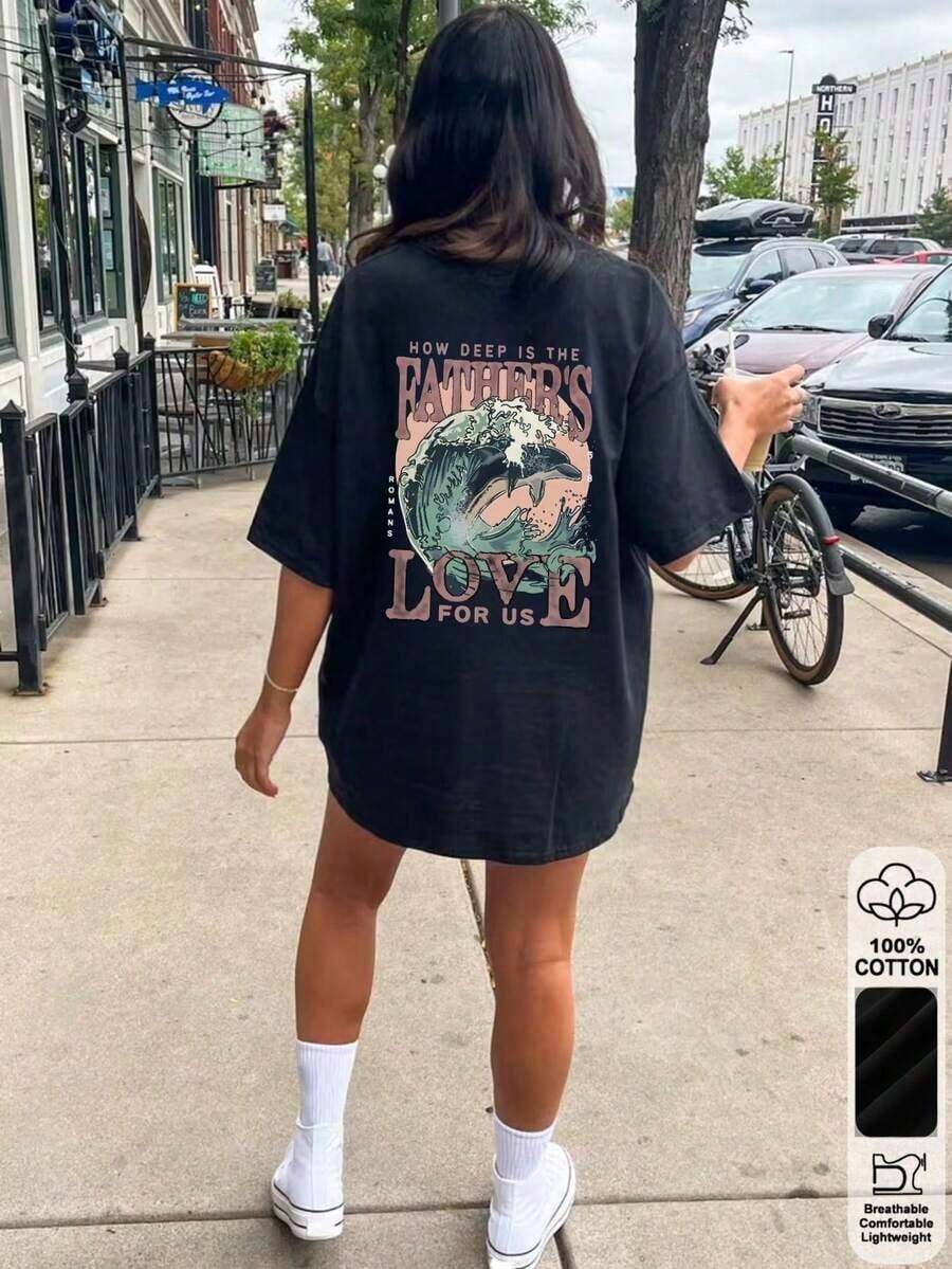 Women T-Shirts - Black - View 1