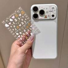 Apple 17 Series Phone Plush Rabbit Bear Cute Stickers DIY Decorative Sticker Base Material Camera Stickers Cartoon Stickers Embossed 3D DIY Phone Case Camera Stickers (Phone Accessories) - Multicolor - View 11