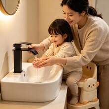 Hotel-Style Matte Black Waterfall Basin Faucet Minimalist Luxury Design Universal For Home & B&B - Black - View 3