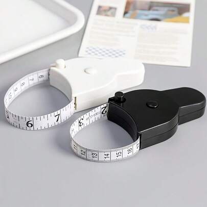 1pc Automatic High Precision 3-Dimensional Measurement Tape, Fitness Waist Hip Thigh Abdomen Circumference Measuring Soft Ruler