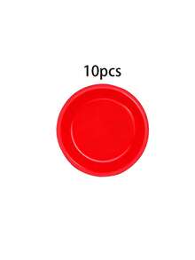 Juego de vajilla de papel con diseño de patrones rojos y amarillos, que incluye platos de papel de 7"/9", vasos de papel, servilletas de 6.5", adecuado para cumpleaños, baby shower, fiestas, eventos y comidas para hombres y mujeres, disponible en 10 piezas/20 piezas/130 piezas con tema de superhéroes de dibujos animados - Multicolor - Ver 11
