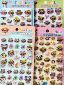 Bộ sticker thủ công 3D - Sticker, Sticker hình kẹo, Sách sticker 3D tái sử dụng, Sticker trang trí tự làm, Sticker tương tác cho trẻ em, Sticker trang trí hàng ngày, Sticker trang trí tiệc, Trang hoạt động dán sticker, Sổ nhật ký, Sổ lưu niệm, Hộp bút chì, Phong bì, Hộp quà, Sticker phần thưởng khung ảnh - Nhiều màu - Xem 7